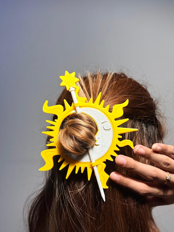 Celestial Sun Bun Pin